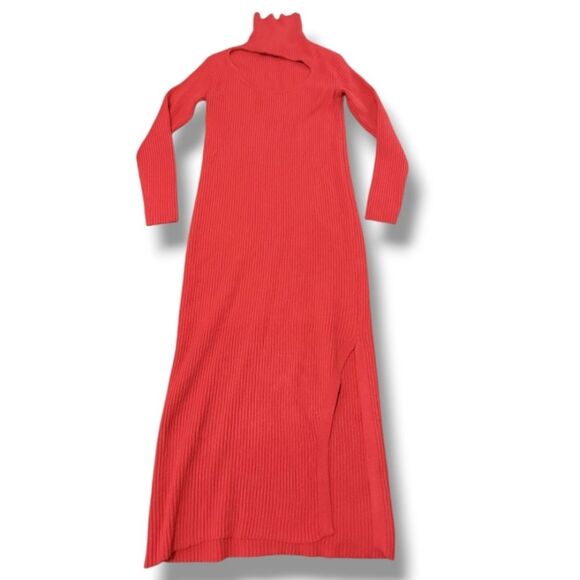 Eloquii Dresses & Skirts - Eloquii Dress Size 14 / 16 Women's Sweater Dress Turtleneck Keyhole Cutout Dress
